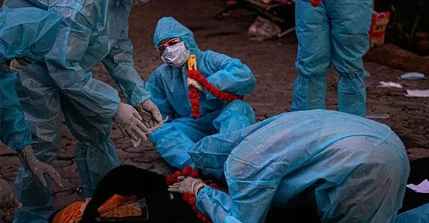 Koronavirüs salgınında bilanço artıyor! 24 saatte Hindistan’da 730 kişi daha öldü