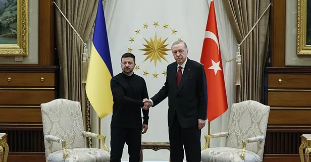 Külliye'de kritik görüşme! Başkan Erdoğan Zelenskiy'i kabul etti