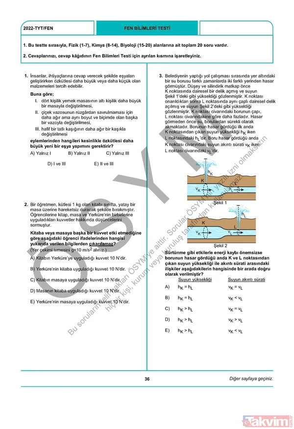 YKS TYT FUL A-B-C-D kitapçığı soru ve cevap anahtarı! 2022 YKS TYT SORU VE CEVAPLARI PDF İNDİR! osym.gov.tr YKS TYT Türkçe, Sosyal Bilimler, Matematik, Fen, Coğrafya, Din cevap anahtarı! - 38