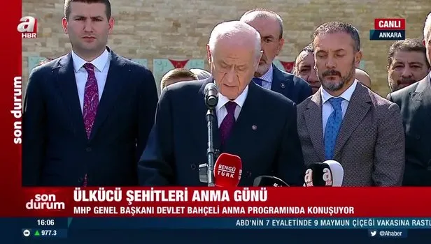 MHP lideri Devlet Bahçeli: Milliyetçi ülkücü hareket ihtiyaç hasıl olursa Türk milletinin 57. Alayı olmaya yeminlidir