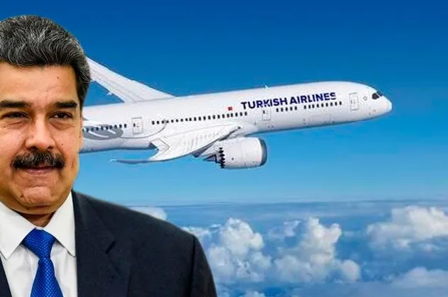 Venezuela Devlet Başkanı Nicolas Maduro THY ile uçtu