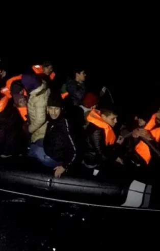 Çanakkale'de 33 göçmen yakalandı!