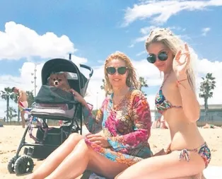 Gina’nın plaj keyfi