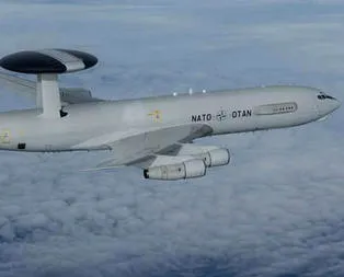 NATO uçağı Türk hava sahasında!