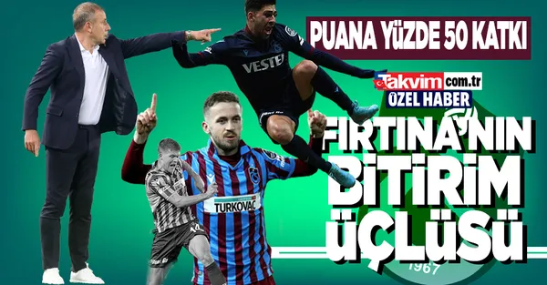 Son dakika Trabzonspor haberleri... Fırtına'nın bitirim üçlüsü: Edin Visca, Anastasios Bakasetas ve Andreas Cornelius!-1