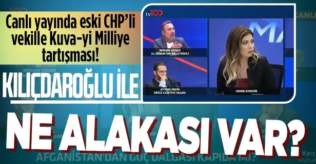 Canlı yayında Kuva-yi Milliye tartışması: Kılıçdaroğlu ile ne alakası var!