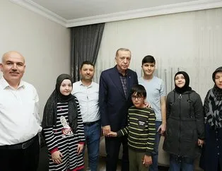 Başkan Erdoğan, hafız Ravzanur’u ziyaret etti