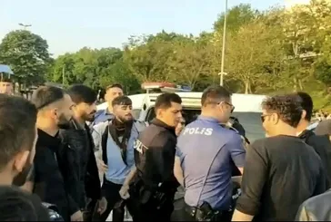 Kadıköy'de polise mukavemet eden 4 şüpheli gözaltına alındı