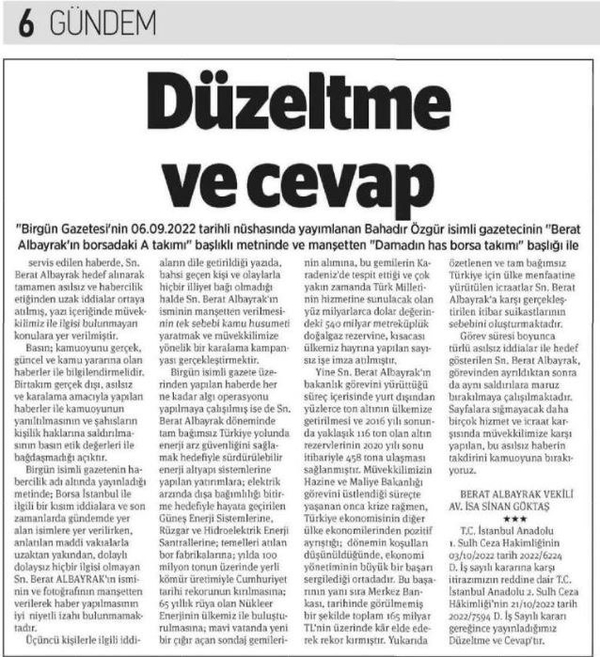 birgun-eski-hazine-ve-maliye-bakani-berat-albayrak-hakkinda-yaptigi-yalan-haber-icin-mansetten-tekzip-yayinlad-1666960269278.jpg Birgün eski Hazine ve Maliye Bakanı Berat Albayrak hakkında yaptığı yalan haber için manşetten tekzip yayınladı-4