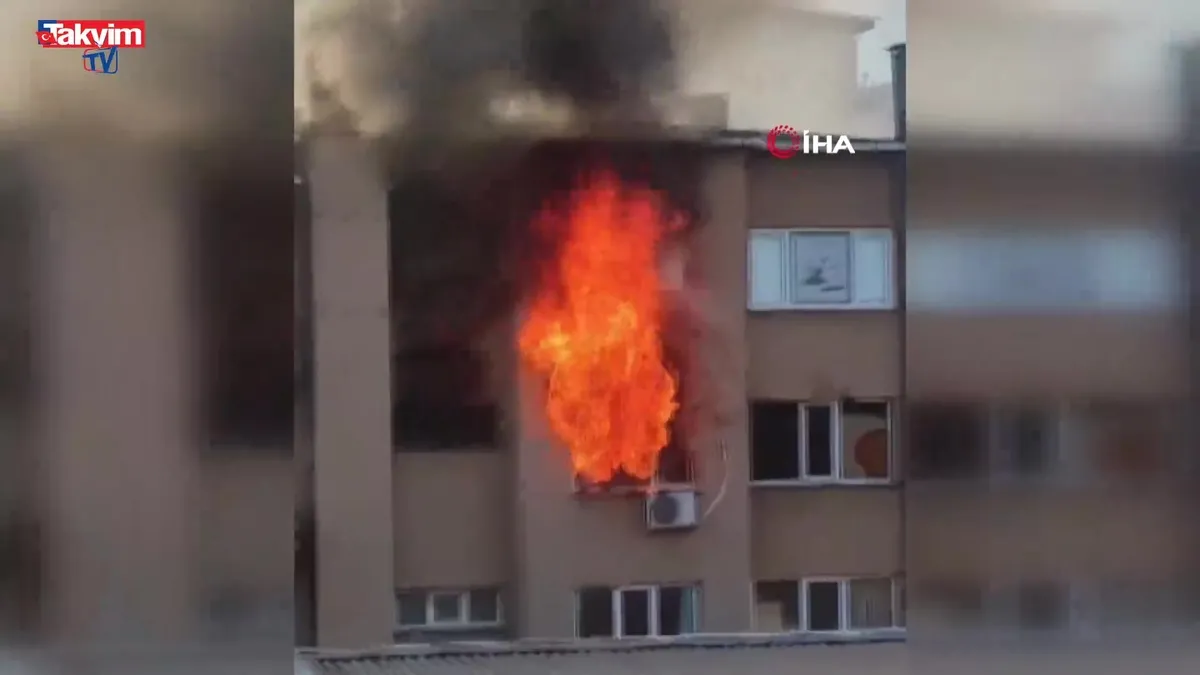 Kartal’da korkutan yangın