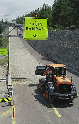 Kaçış rampaları 174 kazayı engelledi