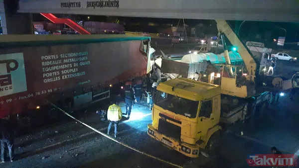 Adana Pozantı'da aşırı hız yapan TIR, kırmızı ışıkta bekleyen araçlara çarptı: 1 ölü, 4 yaralı - 16