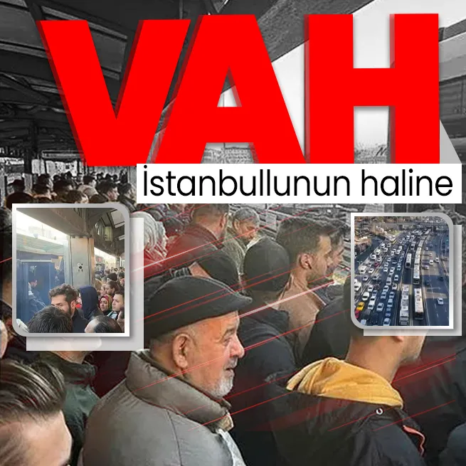 İstanbulda çile dolu bir gün | Metrobüs yolundaki çalışma E5 kara yolunu kilitledi! Haramiderede ise metrobüsün tekerleğinden dumanlar yükseldi