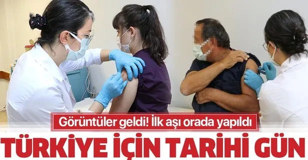 Türkiye’de ilk koronavirüs aşısı bugün yapıldı!
