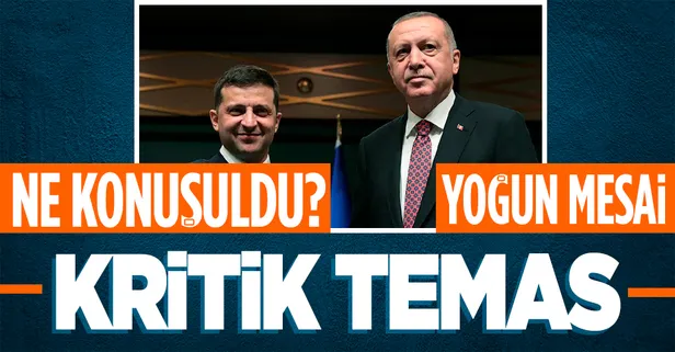 Son dakika! Başkan Erdoğan Ukrayna Devlet Başkanı Zelenskiy ile görüştü