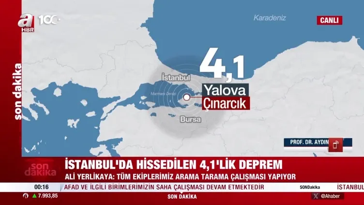 Büyük İstanbul depremini tetikler mi? Deprem uzmanı A Haber'de açıkladı