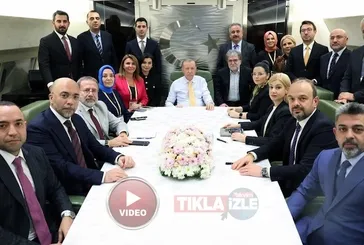 Erdoğan'dan uçakta önemli açıklamalar!