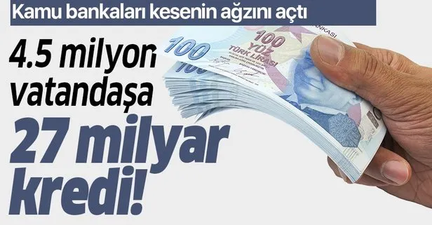 Ziraat Bankası, Halkbank ve VakıfBank Bireysel Temel İhtiyaç Desteği Kredisine her 100 başvurunun 86’sını karşıladı