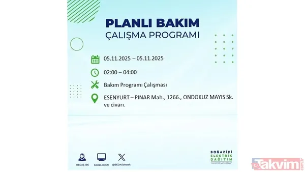 İstanbul'da yaşayanlar dikkat: Evinizde bir süre olmayacak! İlçe ilçe saat açıklandı - 16