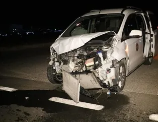 Korkunç kazada yaralılar var