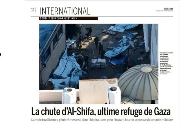 Bunlar insanlığa Fransız| Le Monde soykırıma arka çıktı! İsrail vahşetine skandal başlık: Gazze'nin son sığınağı Şifa Hastanesi'nin düşüşü-4