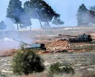 TSK bombardımana tuttu