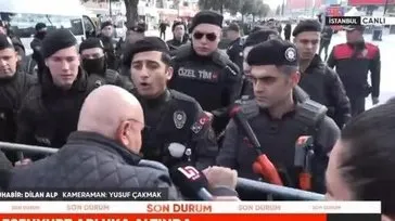 PKKsever başkan Ahmet Özer için CHP ve DEM’in Esenyurt mitinginde skandal! CHP’li vekiller polise saldırdı