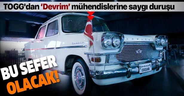 TOGG'dan "Devrim" mühendislerine saygı duruşu
