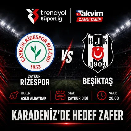 Rizespor - Beşiktaş | CANLI