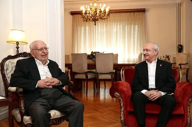 CHP lideri Kemal Kılıçdaroğlu'ndan "akıl hocası" Hüsamettin Cindoruk'a zamanlaması manidar ziyaret!