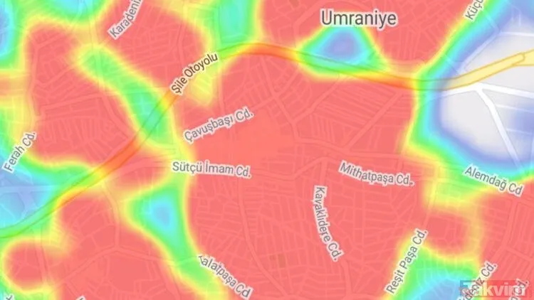 Sağlık Bakanlığı'ndan Hayat Eve Sığar uygulamasına güncelleme! İşte İstanbul'un koronavirüs haritası!