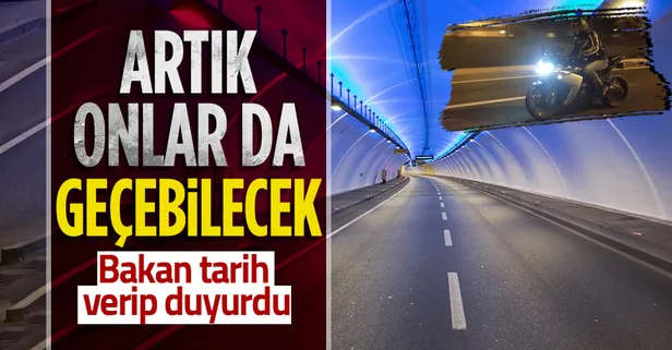 Bakan Karaismailoğlu duyurdu! "Avrasya Tüneli'ni motosiklet trafiğine açıyoruz" Avrasya Tüneli geçiş ücreti ne kadar?