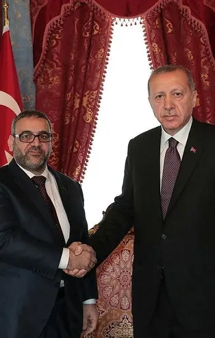 Başkan Erdoğan, Halid El-Meşri'yi kabul etti