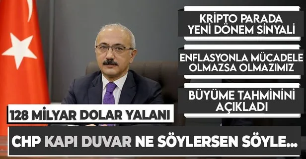 Hazine ve Maliye Bakanı Lütfi Elvan CHP’nin 128 milyar dolar yalanını bir kez daha açığa çıkardı!