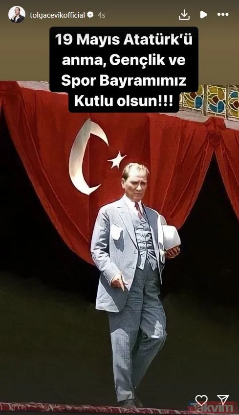 Ünlü isimlerden 19 Mayıs Atatürk'ü Anma, Gençlik ve Spor Bayramı paylaşımları! Müge Anlı, Emre Altuğ, Melis Sezen, Mine Tugay... - 4