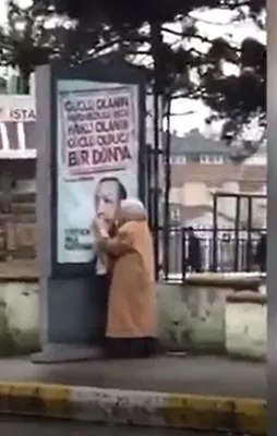 Sevimli teyzenin Erdoğan sevgisi