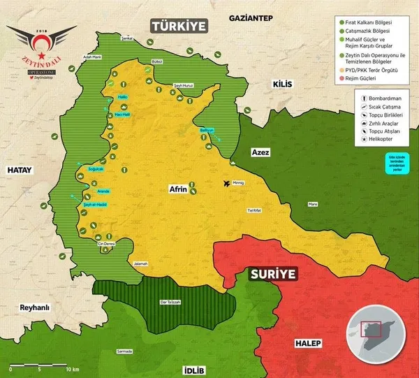 İşte Afrin'de öldürülen YPG'li terörist sayısı-1