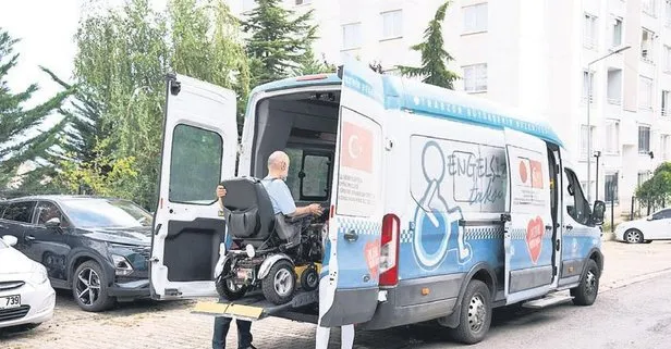 Trabzon’da engelsiz taksi ile ulaşım hizmeti!