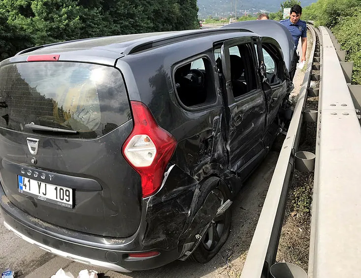 Anadolu Otoyolu’nda feci kaza