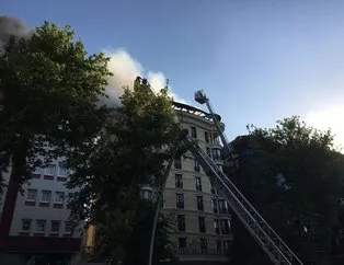 Ankara’da otelin çatı katında yangın