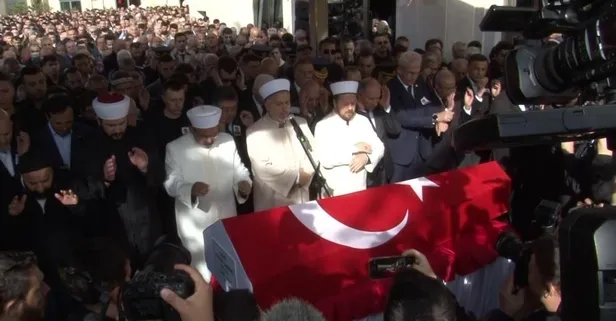 Şehit Pilot Hasan Bahar için cenaze töreni düzenlendi