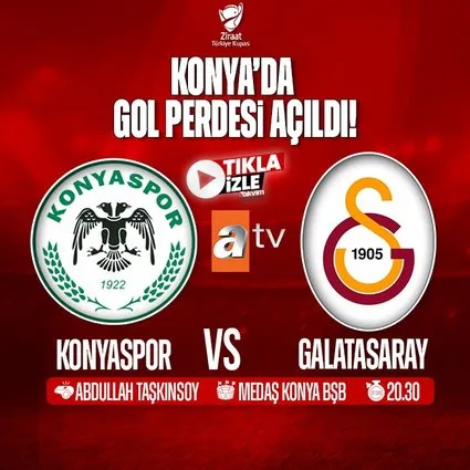 Konyaspor - Galatasaray | CANLI İZLE