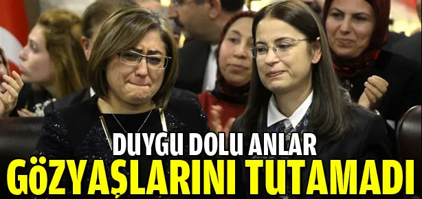 Fatma Şahin gözyaşlarını tutamadı
