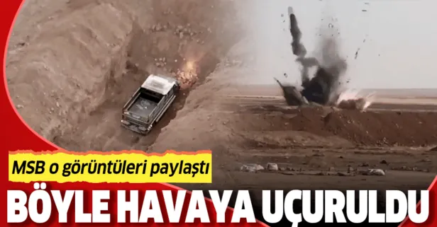 Son dakika: Barış Pınarı Harekatı bölgesinde teröristlere ait bombalı araç ele geçirildi