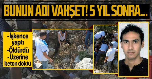 Adana'da kan donduran olay! İşkence yaptı, öldürdü, üzerine beton döktü! 5 yıl sonra yakalandı!-1