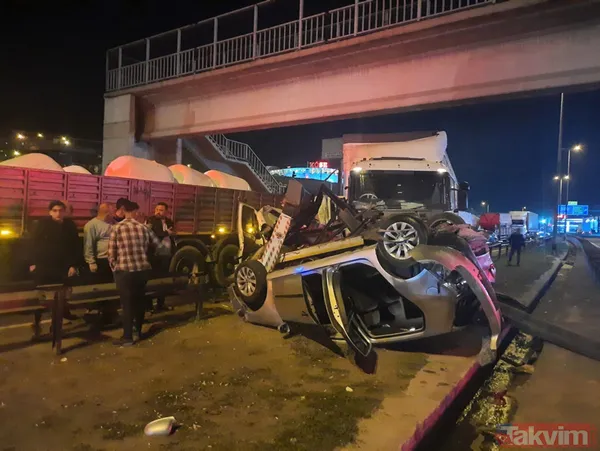 Adana Pozantı'da aşırı hız yapan TIR, kırmızı ışıkta bekleyen araçlara çarptı: 1 ölü, 4 yaralı - 17