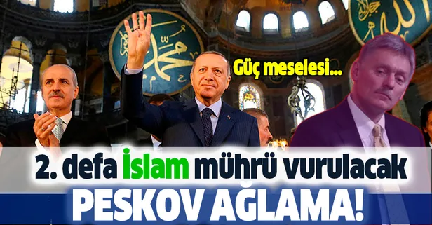 Kremlin Sözcüsü Dmitri Peskov'dan Ayasofya ağıtı! "Maneviyatımıza ve tarihimize bir tehdittir"
