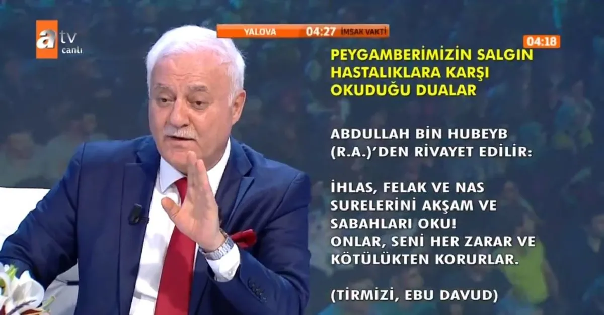 Prof. Dr. Nihat Hatipoğlu anlattı: İşte Peygamberimizin salgın hastalıklara karşı okuduğu dualar...