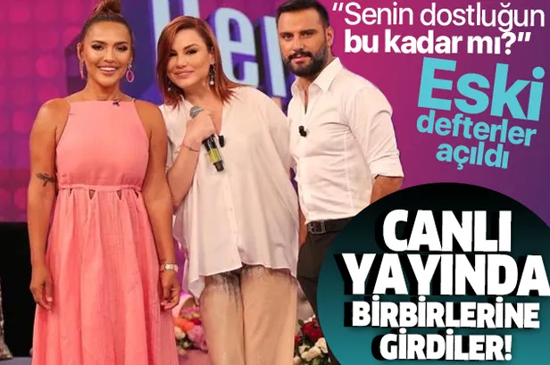 Demet Akalın ile Deniz Seki canlı yayında birbirine girdi! Yılların dostluğu işte böyle bitti: Senin dostluğun bu kadar mı?-1