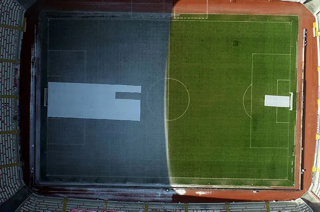 Sivasspor - Fenerbahçe maçı öncesi Sivas Yeni 4 Eylül Stadı'nda ilginç manzara
